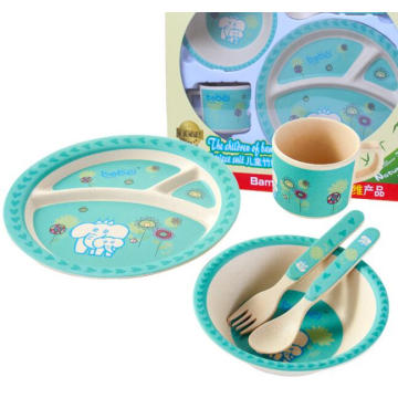 (BC-CS1075) Bamboo Fiber Tableware Set for Kids